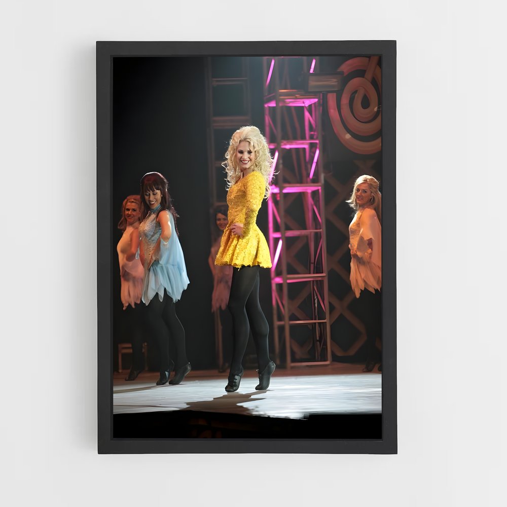 Poster Pop Étoile – affiche Danse (vue 2)